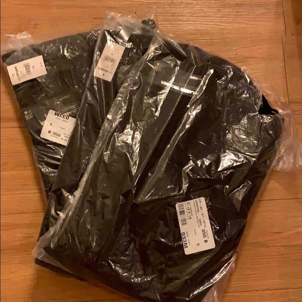 3 Lane Bryant Black Classic Trousers 26P NWT